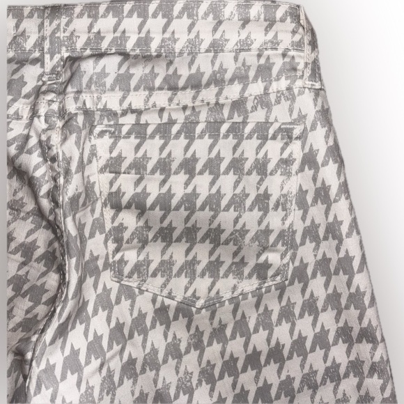 Flying Monkey | Gray Houndstooth Print Skinny Jeans | Size 5 | Made in USA - Picture 4 of 7